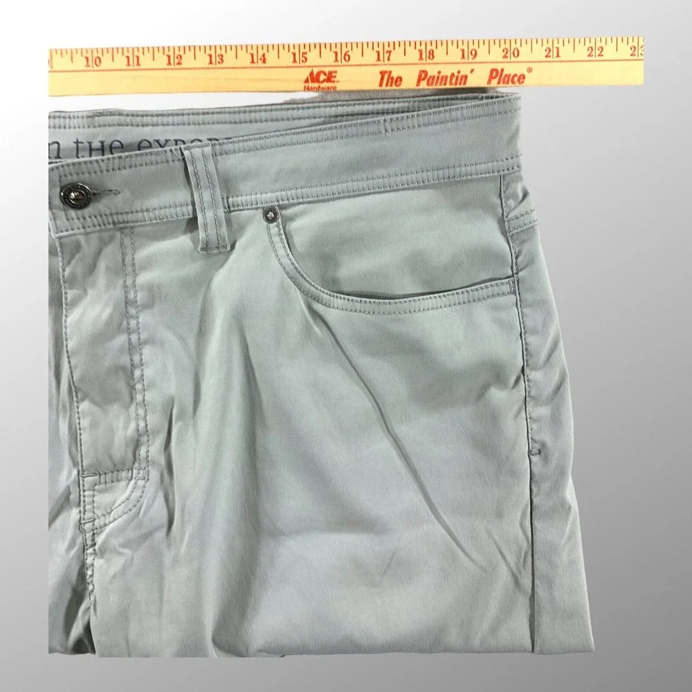 Prana Pants 40x30 Mens Brion‎ II Slim Pant Gray Lightweight Stretch